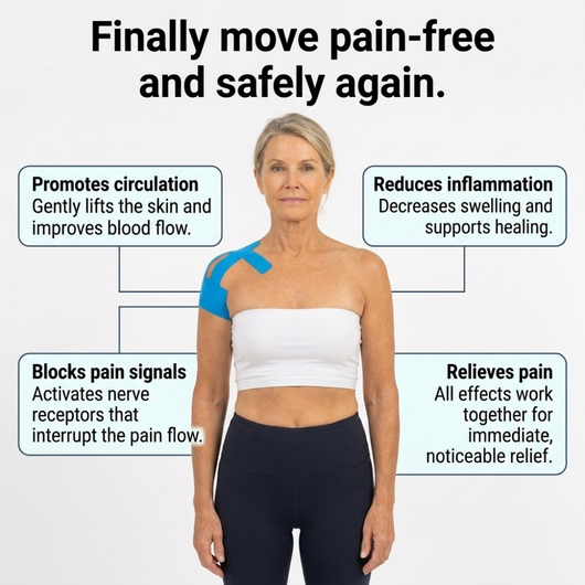 APRIS Shoulder Support - Pre-Cut Kinesiology Tape