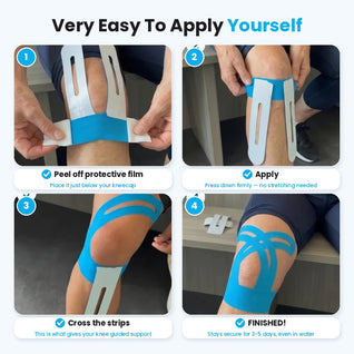 APRIS Knee Pajamas — Pre-Cut Kinesiology Tape